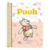 Caderno Univer Capa Dura Pooh 10 Matérias 160 Fls 200x275mm