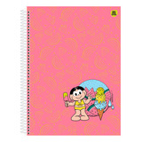 Caderno Universitario 1 Matéria 80 Folhas Capa Dura Espiral Cor Magali