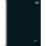 Caderno Universitário 10 Matérias Zip Preto