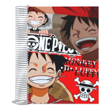 Caderno Universitário One Piece Capa Dura 1 Matéria