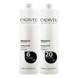 Cadiveu Água Oxigenada Kit Ox 6 E Ox 20 Volumes 2x900ml
