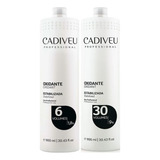Cadiveu Água Oxigenada Kit Ox 6 E Ox 30 Volumes 2x900ml