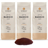 Cafe Baggio Caramelo Aromas Kit 3 Pacotes 250g Pó De Café