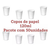 Café Chá Copo De Papel Descartável Biodegradável Água 120ml