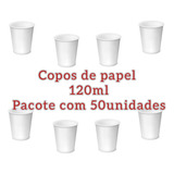 Café Chá Copo De Papel Descartável Biodegradável Água 120ml