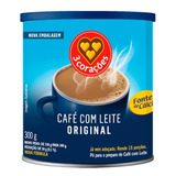 Café Com Leite Original Solúvel Lata Três Corações