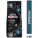 Cafe Do Ponto Espresso Em Graos Torrado Intensidade 10 1kg