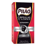 Café Em Cápsula Torrado E Moído Espresso Extraforte Pilão Caixa 52g 10 Unidades