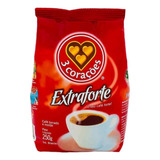 Café Extra Forte 3 Corações 250g Vácuo Caixa Fechada 20 Unid