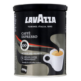 Café Moído Espresso 100 Premium Arábica Lavazza Lata 250g