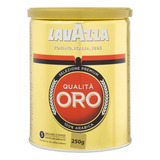 Café Moído Premium Arábica Lavazza Qualità Oro Lata 250g