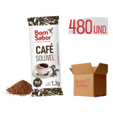 Café Solúvel 1 3g Bom Sabor Sachê Stick Tipo Pelé 480 Un