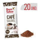 Café Solúvel 1 3g Em Sache Bom Sabor Stick Tipo Pelé 20u