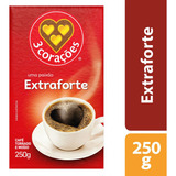 Café Torrado E Moído A Vácuo Extraforte 3 Corações Pacote 250g
