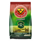 Café Torrado E Moído Estrada Real Premium Pacote 500g 3 Corações