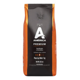 Café Torrado Em Grão América Premium 1kg