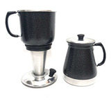 Cafeteira Aluminio Extra Forte Cafeteira Econômica Preta