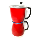 Cafeteira Alumínio Extra Forte Econômica Manual Vermelho