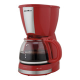 Cafeteira Britânia Cp15 Inox Semi Automática Vermelha 220v