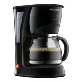 Cafeteira Elétrica Mondial Pratic 20 Jarra De Vidro Serve 20 Xícaras Cn 01 20x Preto prata 220v