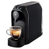 Cafeteira Espresso Passione Preta Automática 127V TRES 3 Corações