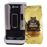 Cafeteira Expresso Automática Café Em Grãos Spidem Trevi 110
