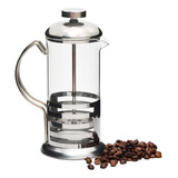 Cafeteira Francesa Inox 350ml Vidro Borossilicato Cor Preto 110v 220v