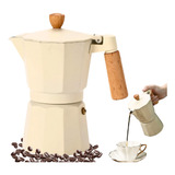 Cafeteira Italiana 9 Xícaras Cabo De Madeira Café Expresso