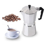 Cafeteira Italiana Moka 6 Xícaras Aluminio Café Expresso