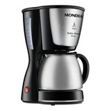 Cafeteira Mondial Dolce Arome 800w Inox 220v C 37 ji 30x Cor Preto inox