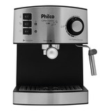 Cafeteira Philco Coffee Express 15 Bar Filtro Permanente Cor Preto prateado 220v