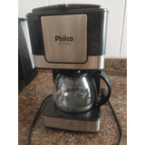 Cafeteira Philco Ph16 Inox Preta E Prateada De Filtro 127v