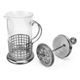 Cafeteira Prensa Francesa Cremeira Em Vidro E Aço Inox 350ml