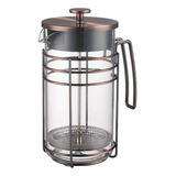Cafeteira Prensa Francesa Em Vidro E Aço Inox 350ml Oxford Cor Transparente