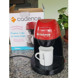 Cafeteira Single Colors Vermelha Cadence Com 1 Caneca