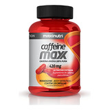 Caffeine Maxx Cafeína 420mg Maxinutri Com 120 Cápsulas Sabor Neutro
