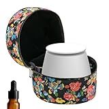 CAIRIAC Armazenamento De óleo Essencial Estojo Difusor De óleo Essencial Estojo De Transporte De óleo E Difusor Comporta 10 Frascos 5 Ml A 30 Ml Bolsa De Armazenamento Com Difusor Compatível Com