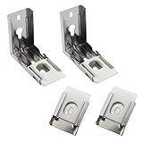 Caishun 2 Conjuntos De 7 X 3 Cm Prata Metal Vertical Suporte De Montagem De Substituição Para Persianas De Zebra Interior E Exterior E Persianas De Tela Macias