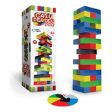 Caiu Perdeu Pro Jogo Torre Roleta Empilhar Brinquedo Criança