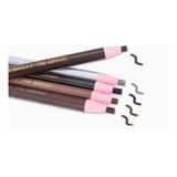 Caixa 12un Lápis Dermatográfico Sobrancelhas Castanho Escuro Cor Brown 3 Castanho Escuro
