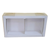 Caixa 2 Pão De Mel Branca 6 2x12 8x4cm 5 Unidades Assk