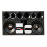 Caixa 2 Tr 620 4 Ohms Corneteira Módulos Taramps Carro