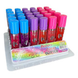 Caixa 30 Brilho Gloss Kit Glitter Unicornio Atacado Infantil