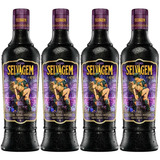 Caixa 4 Catuaba Selvagem Açaí 1 Litro Coquetel