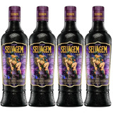 Caixa 4 Catuaba Selvagem C Açaí Original 1 Litro Coquetel