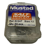 Caixa 50 Anzol Mustad 92247 12 Norueguês Noruega Original
