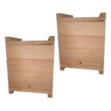 Caixa Abelha Inpa 20x20 Uruçu Amarela Mombuca Kit Com 2 Unid