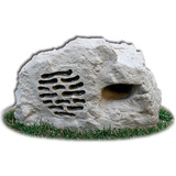 Caixa Acústica Externa Para Jardim Soundstone Pedra 150w Cor Cinza