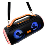 Caixa Alto falante Portátil E Compacto Duplo Falante Bluetooth Grande Potencia 110 220v 5 Saida Alça