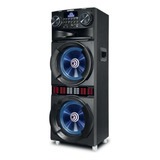 Caixa Amplificada Gradiente 1300w 2 Woofers 10 E Tweeter